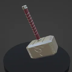 STL file Wall mount for Thor's Hammer 76209 Marvel 🔨・3D printable model to  download・Cults