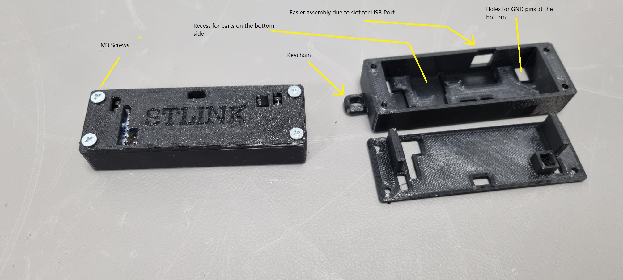 Miniatura 3 do modelo 3D STLink Nucleo Box Keychain