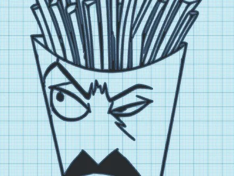 FRY LOCK - ATHF - WALL ART