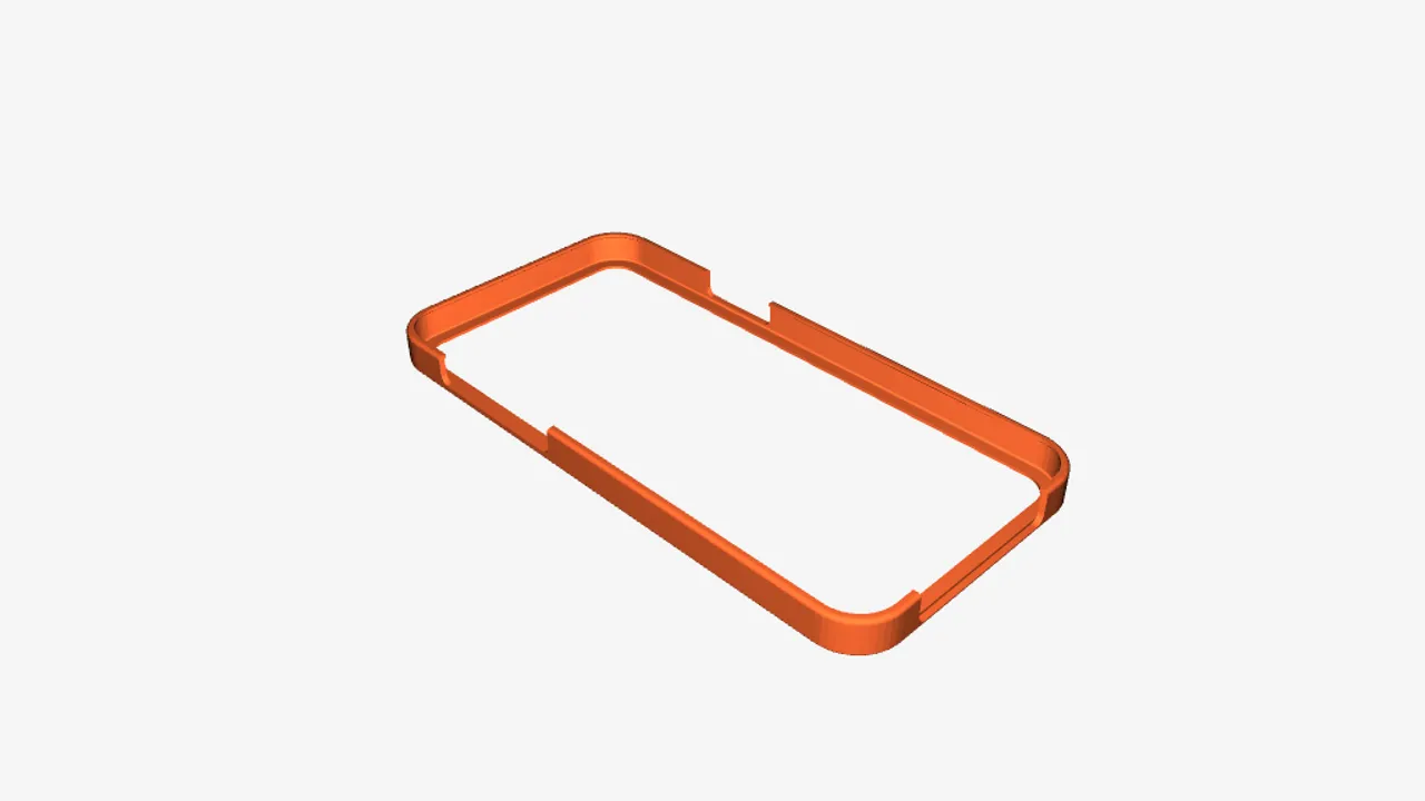 3D Printed Apple iPhone 12 Mini Case by kamilkupski