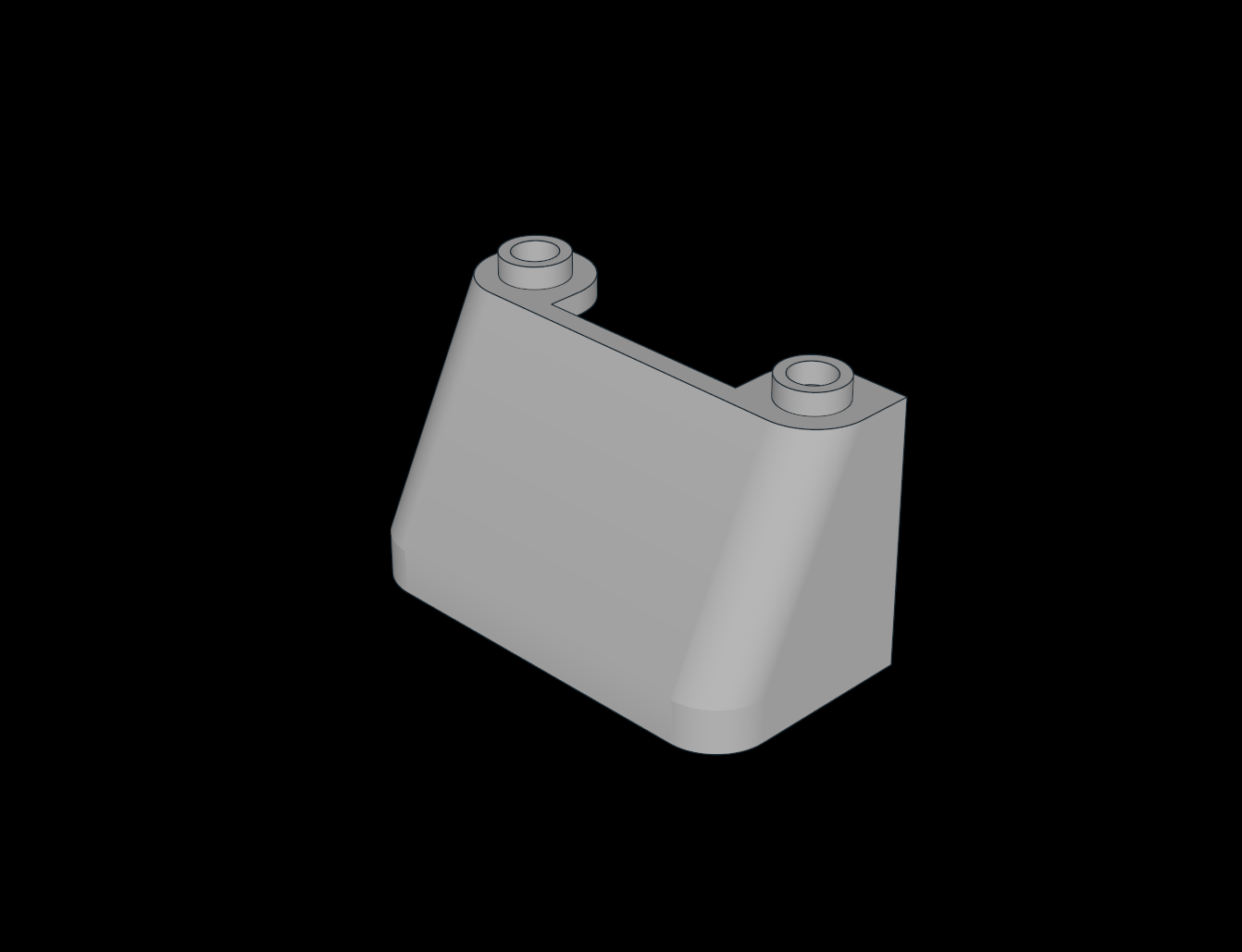 Lego Compatible (3823.dat) Windscreen  2 x  4 x  2