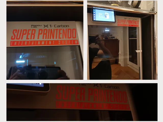 SUPER PRINTENDO - Plate & Sticker