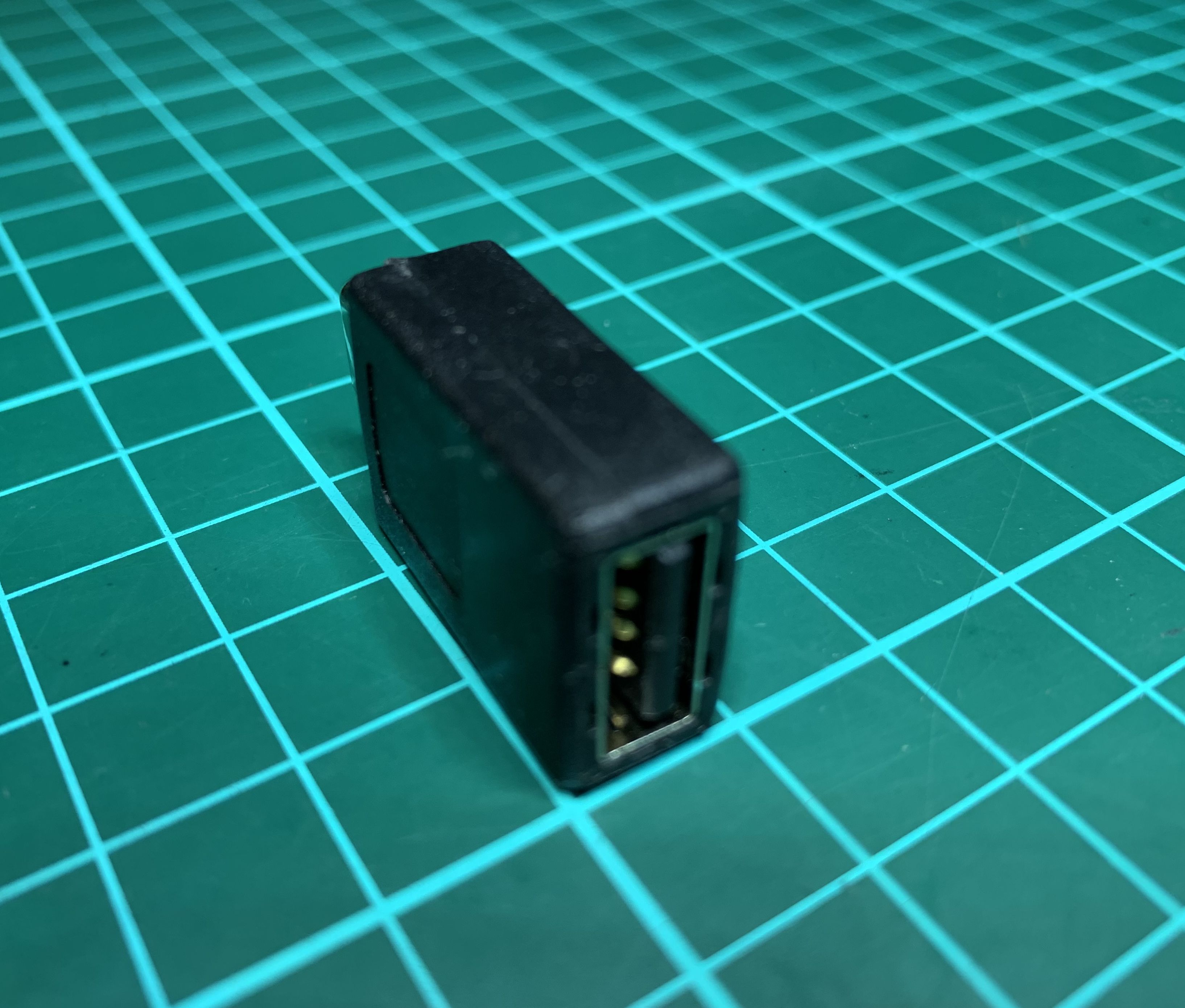 Miniatura 13 do modelo 3D USB A Socket to USB C Plug Adapter