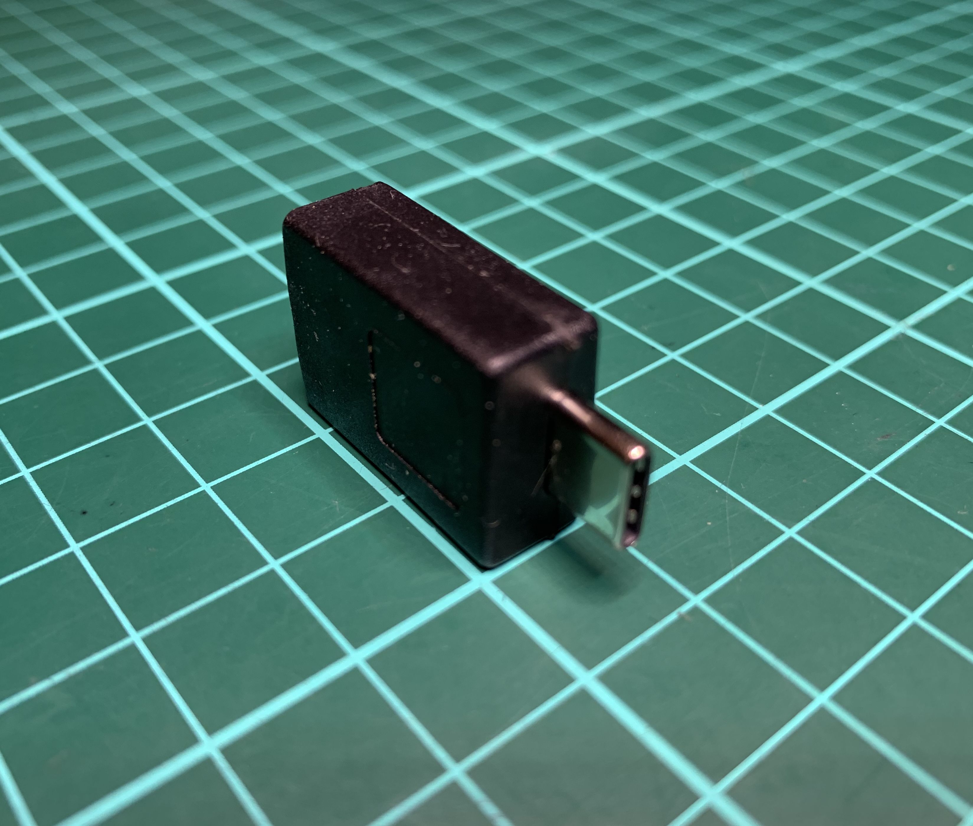 Miniatura 12 do modelo 3D USB A Socket to USB C Plug Adapter