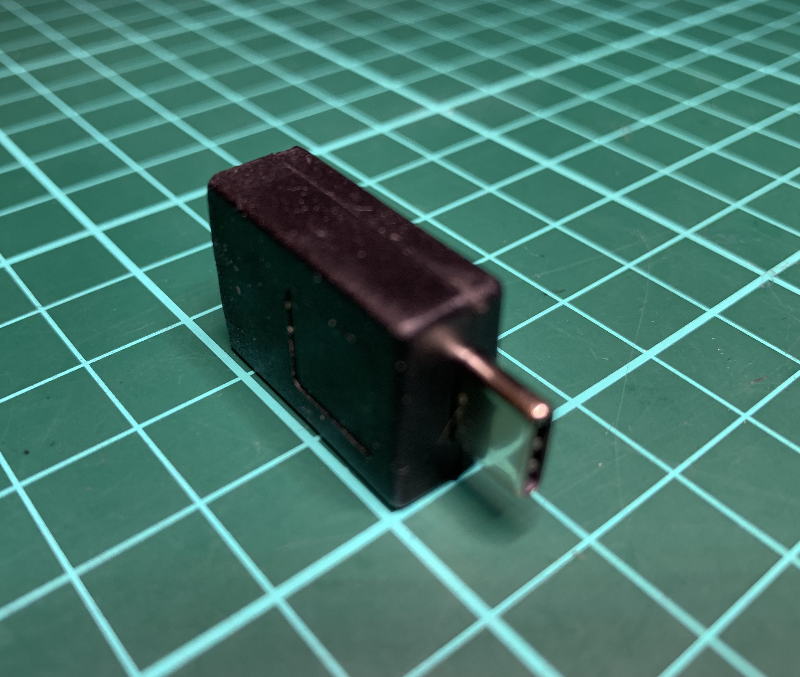 Miniatura 9 do modelo 3D USB A Socket to USB C Plug Adapter