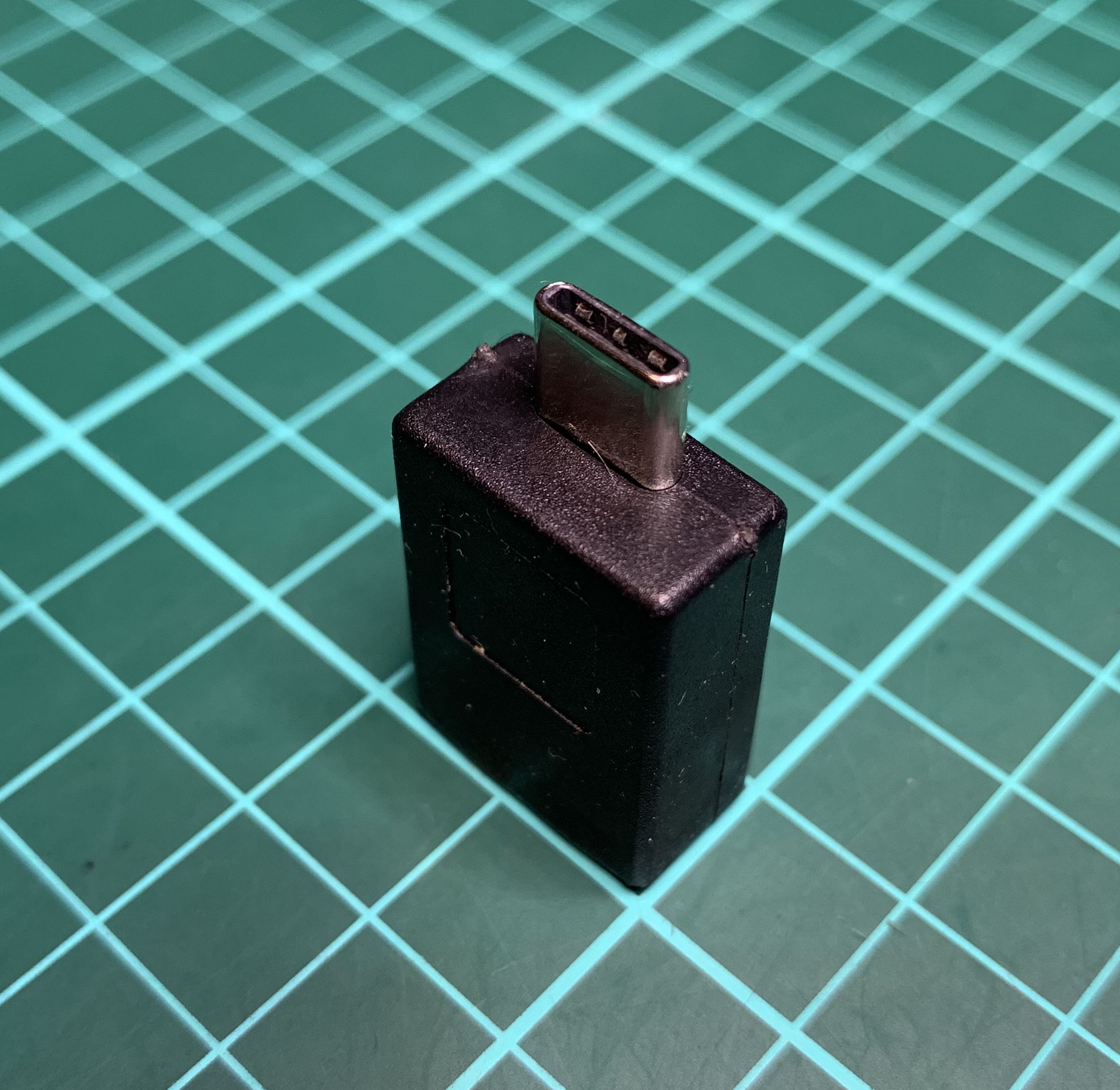 Miniatura 10 do modelo 3D USB A Socket to USB C Plug Adapter