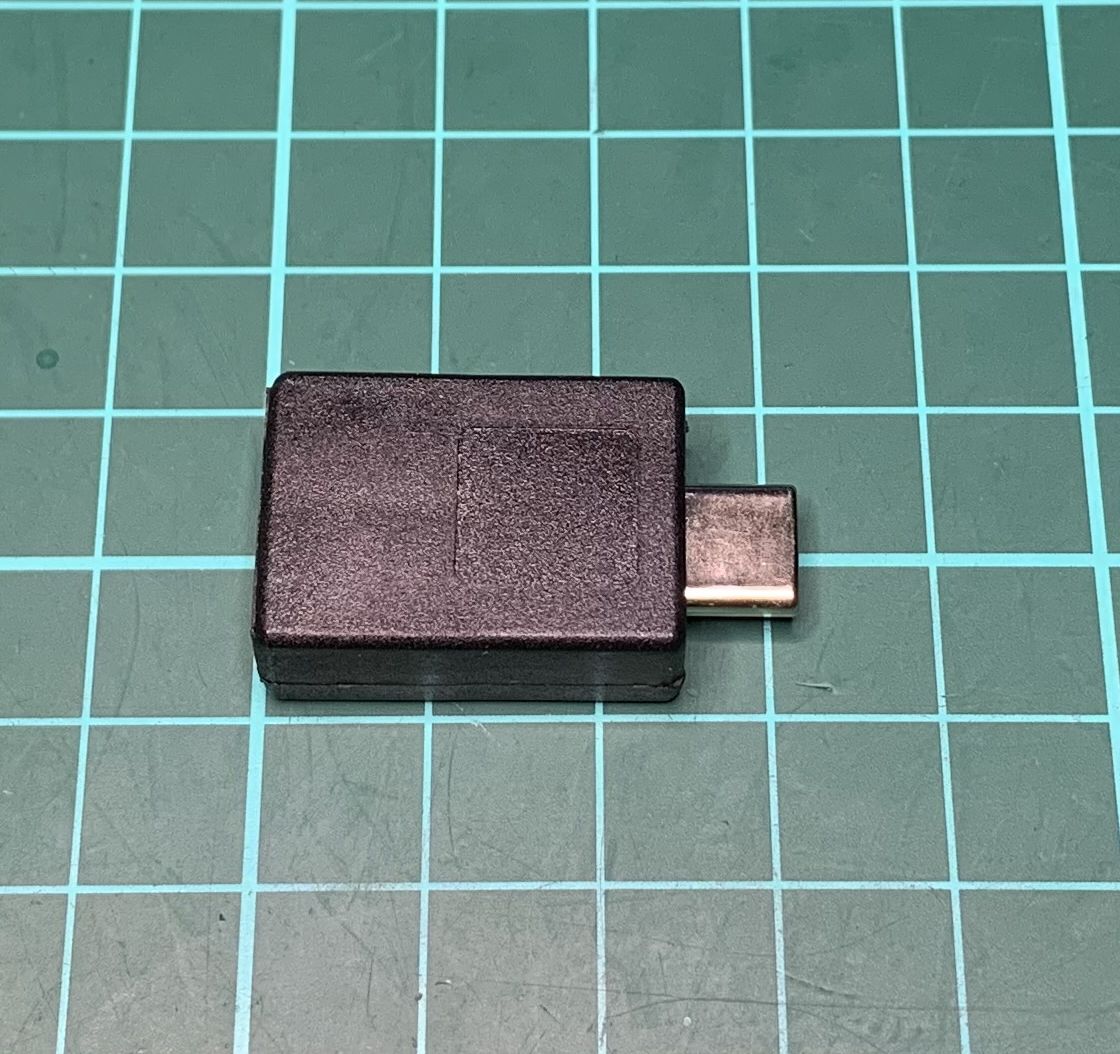 Miniatura 8 do modelo 3D USB A Socket to USB C Plug Adapter