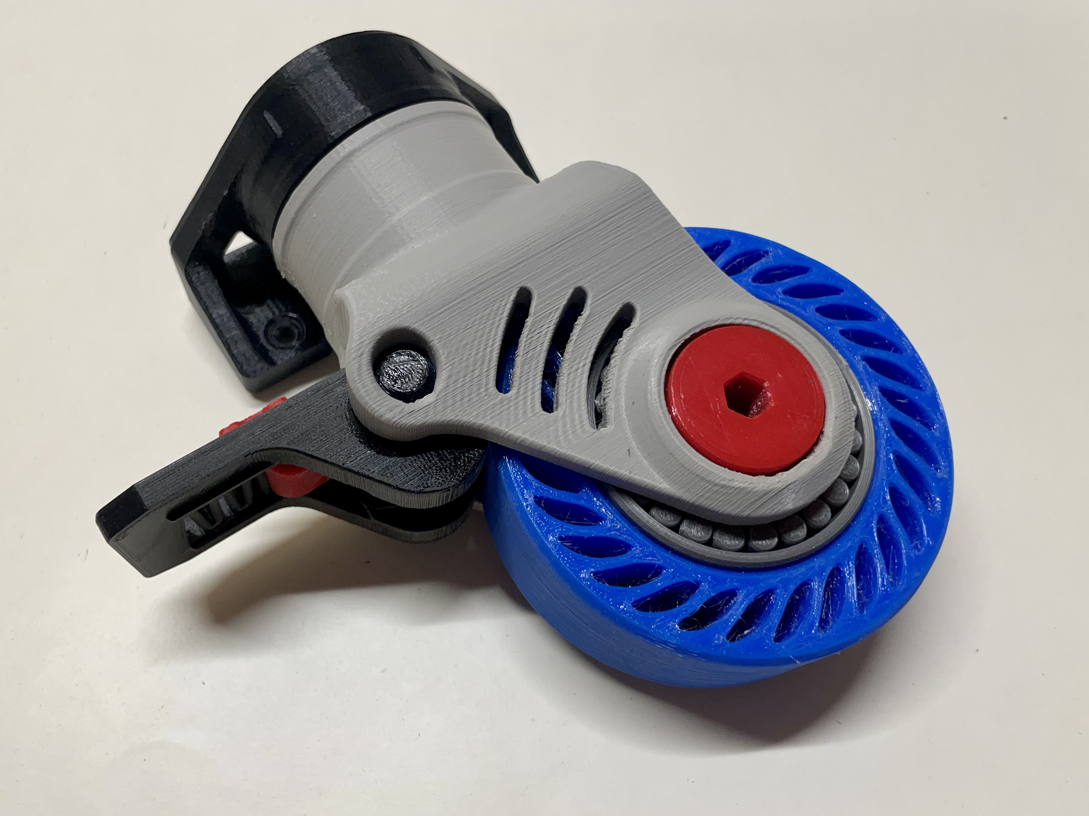 Miniatura 2 do modelo 3D Fully Printable Swiveling, Locking Caster
