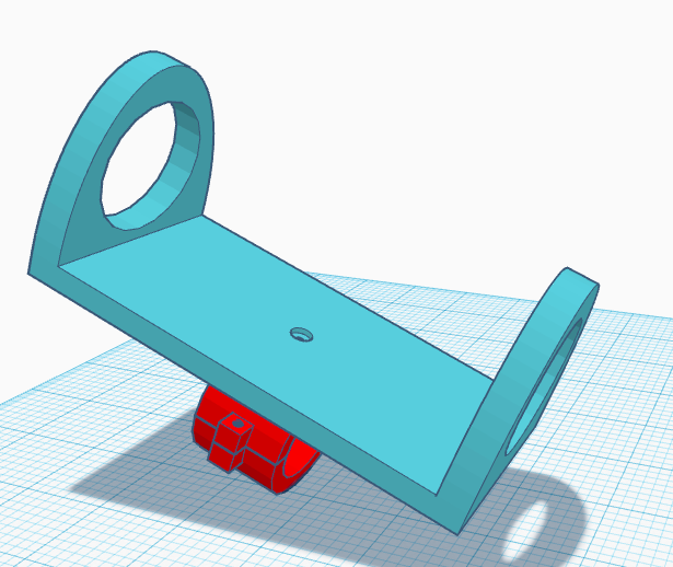 Stroller Fishing Rod Holder 3D model thumbnail