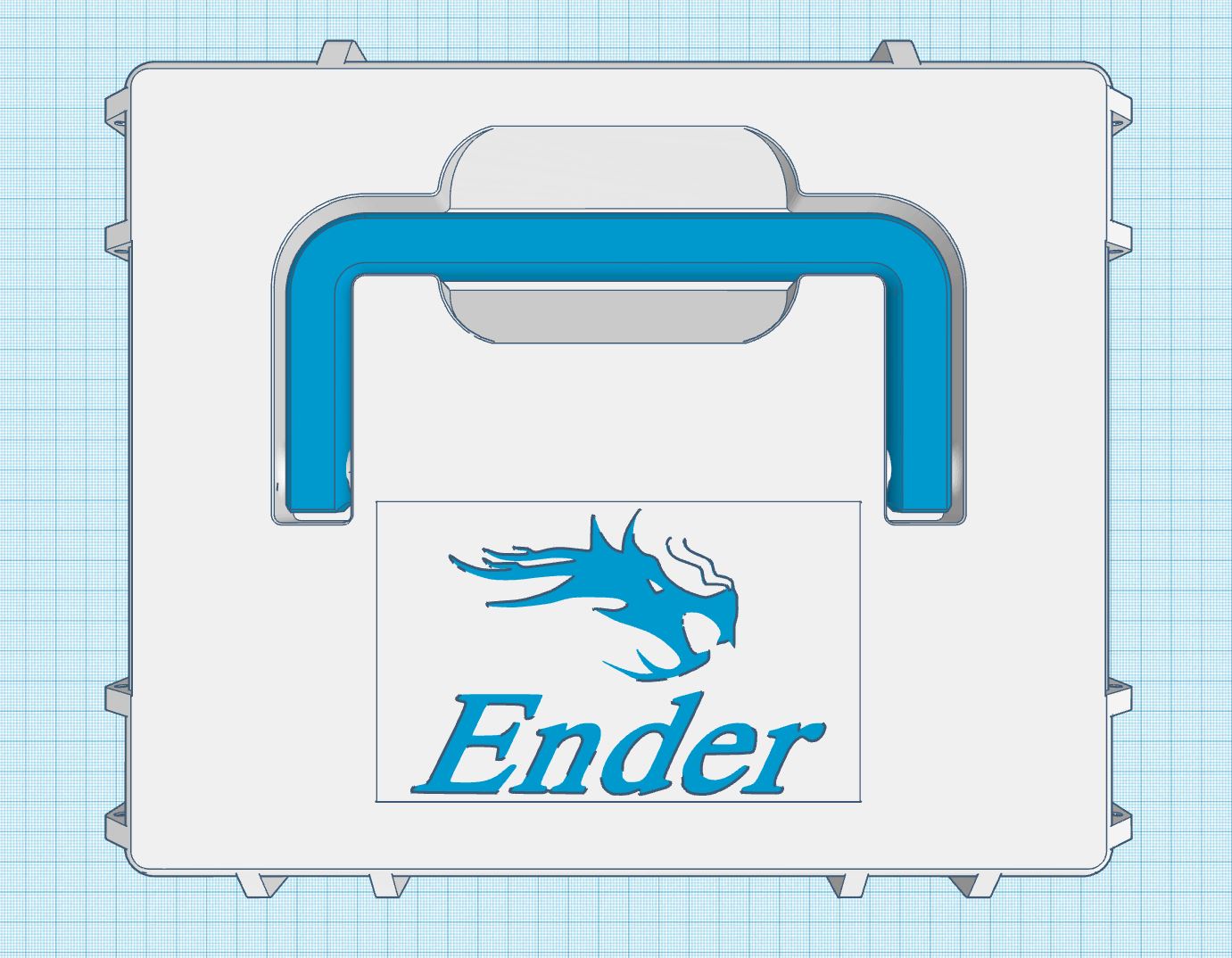 Tool Box (Toolbox) for Ender 3D-Printers (2 Versions of Plates included)