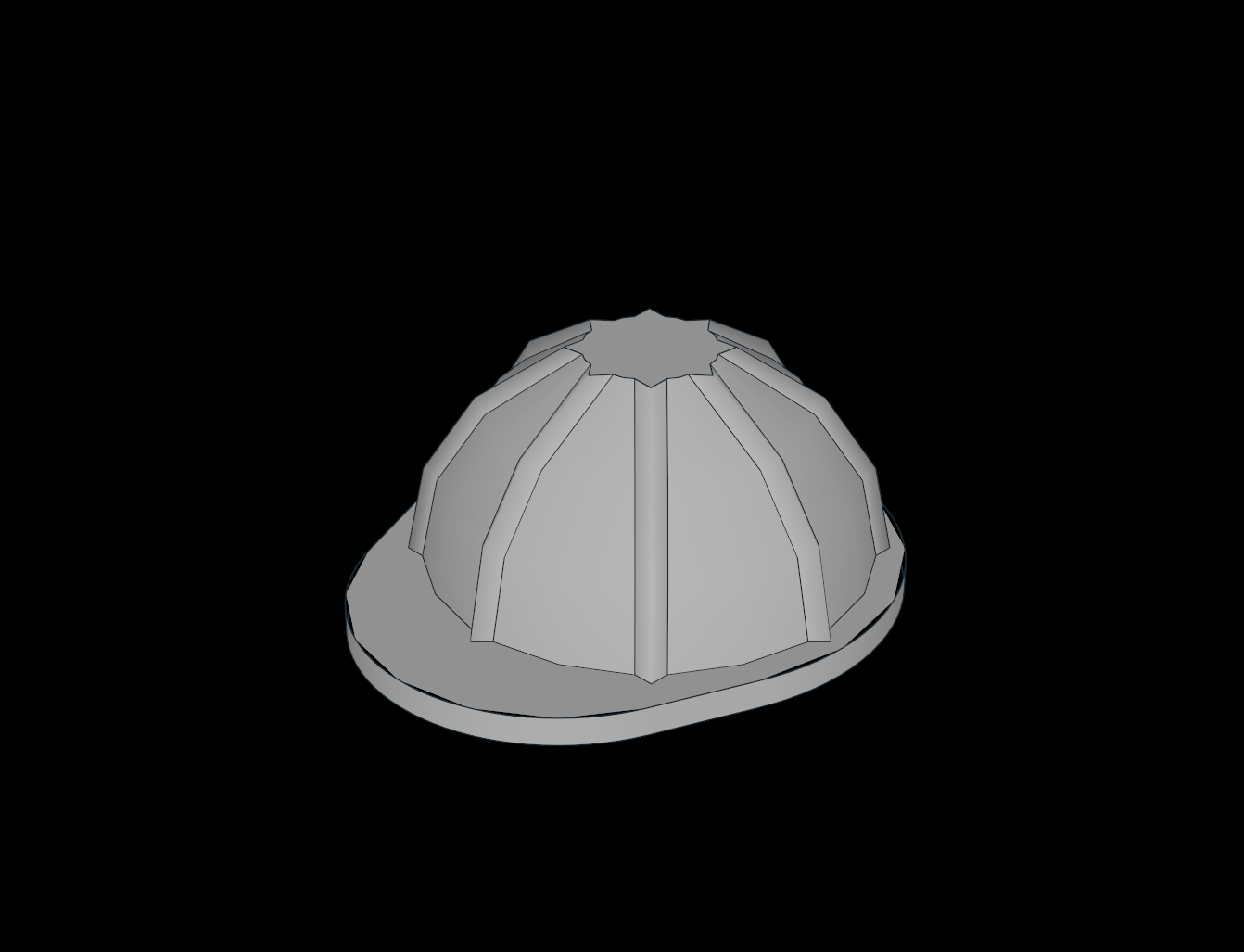 Lego Compatible (3833.dat) Minifig Construction Helmet