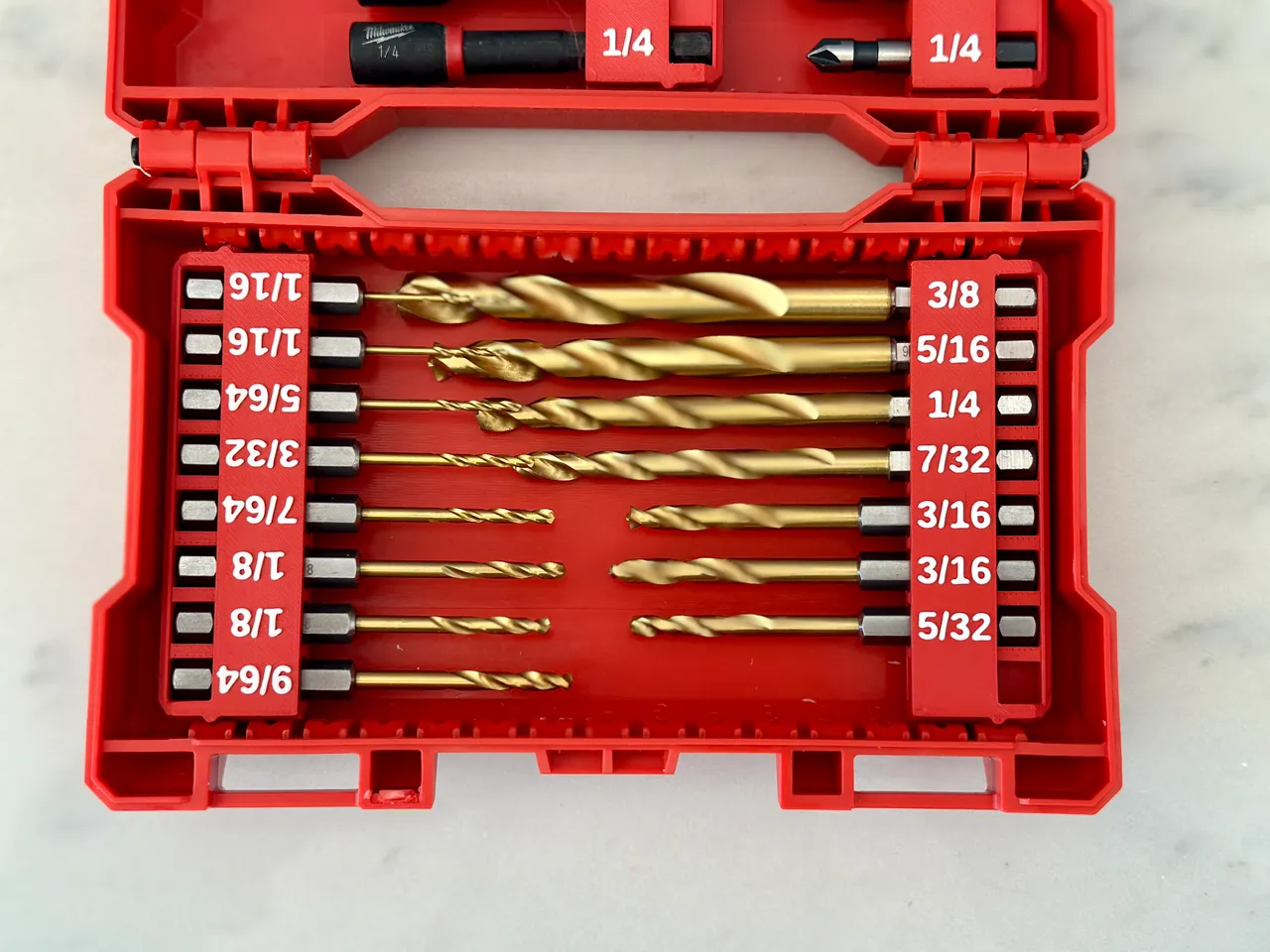 Better bit holders for Milwaukee 48-89-4630 / Shockwave Case by