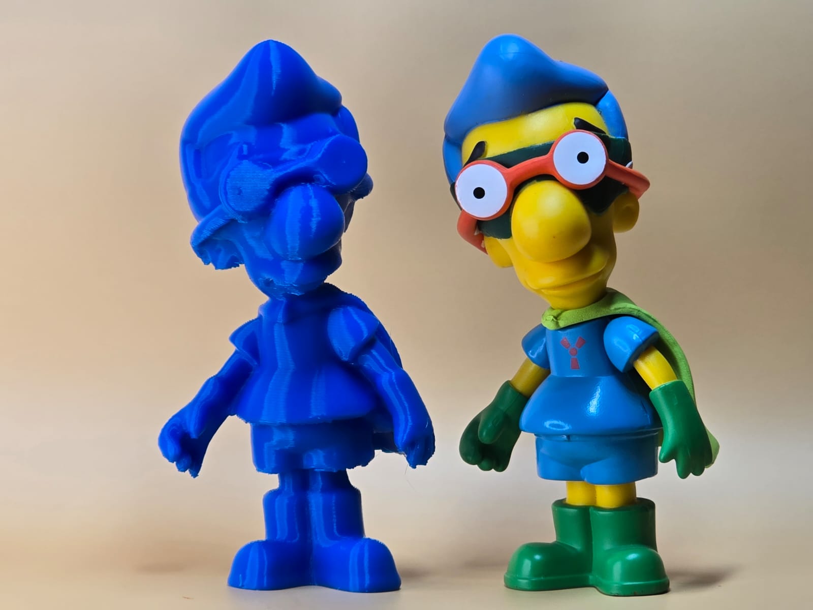 Fallout Boy (Milhouse) 3D Scan Figure – PLA Print (Simpsons STL) 3D model
