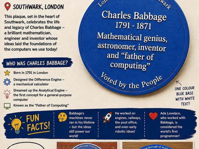 Charles Babbage Blue Plaque