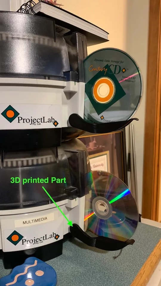 CD catcher for Project Lab CenturyCD organizer by MyWay2Build ...