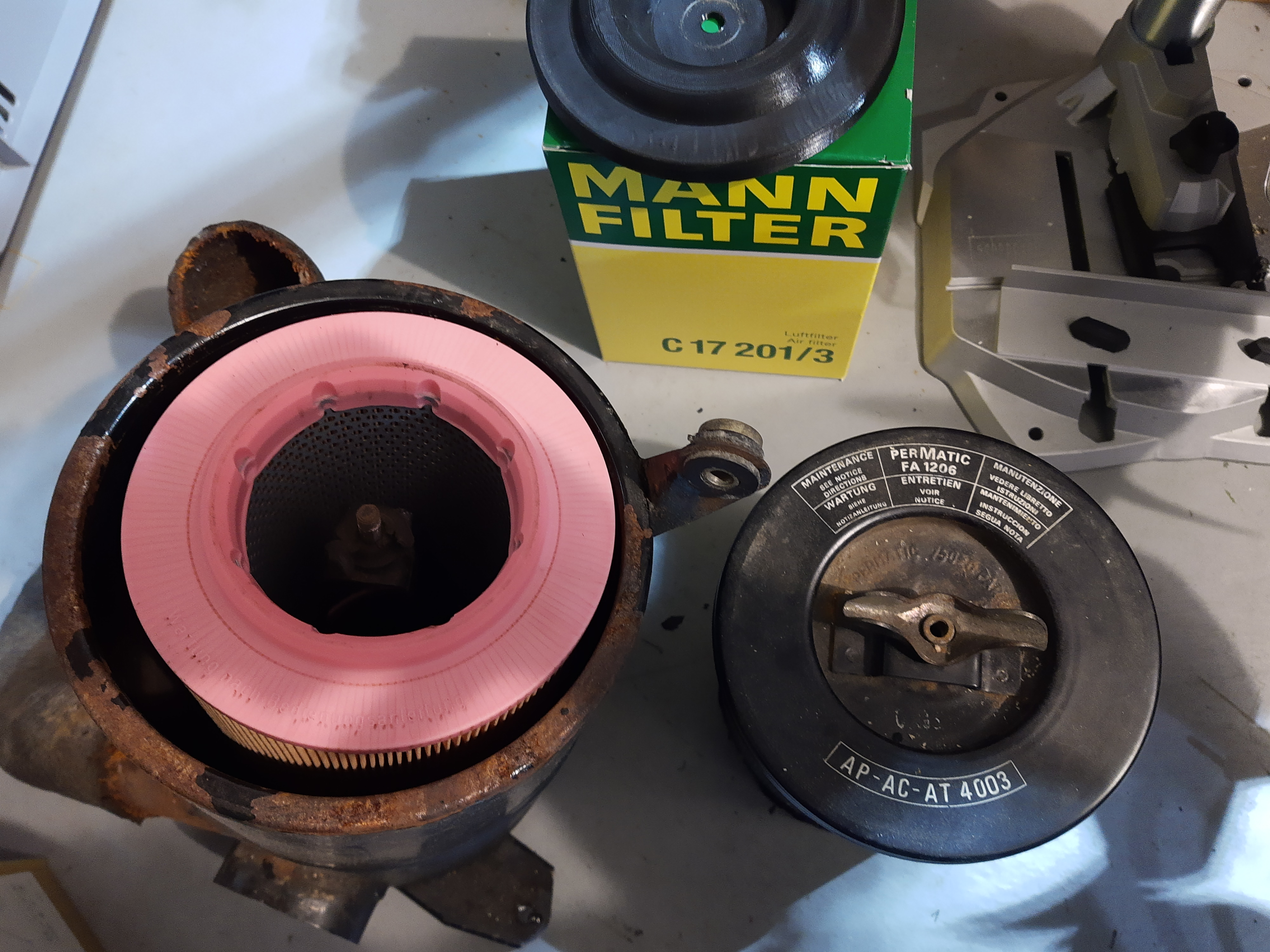 Citroen CX TRD adapter for AirFilter replacement 95600491