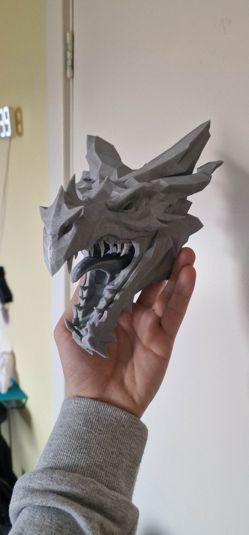 Miniatura 4 do modelo 3D DRAGON WALL TROPHY