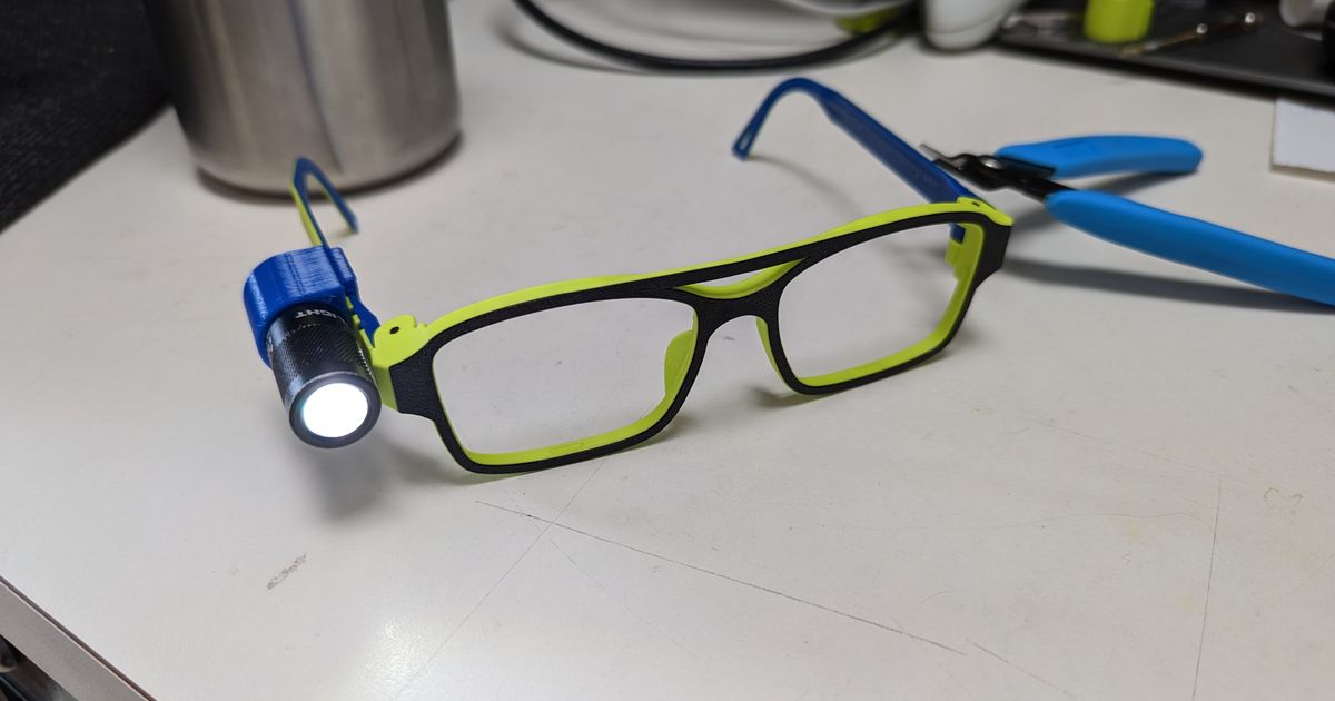Smaller lens zenni frame remix by Static Download free STL model