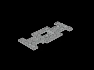 Lego car base online plate