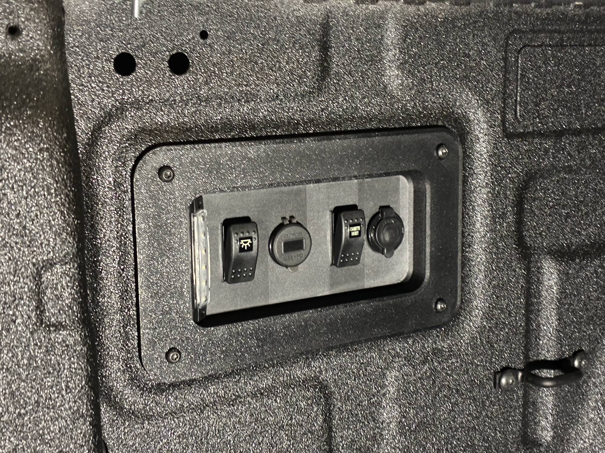 2025 Ford Ranger bed light and outlets 3D model