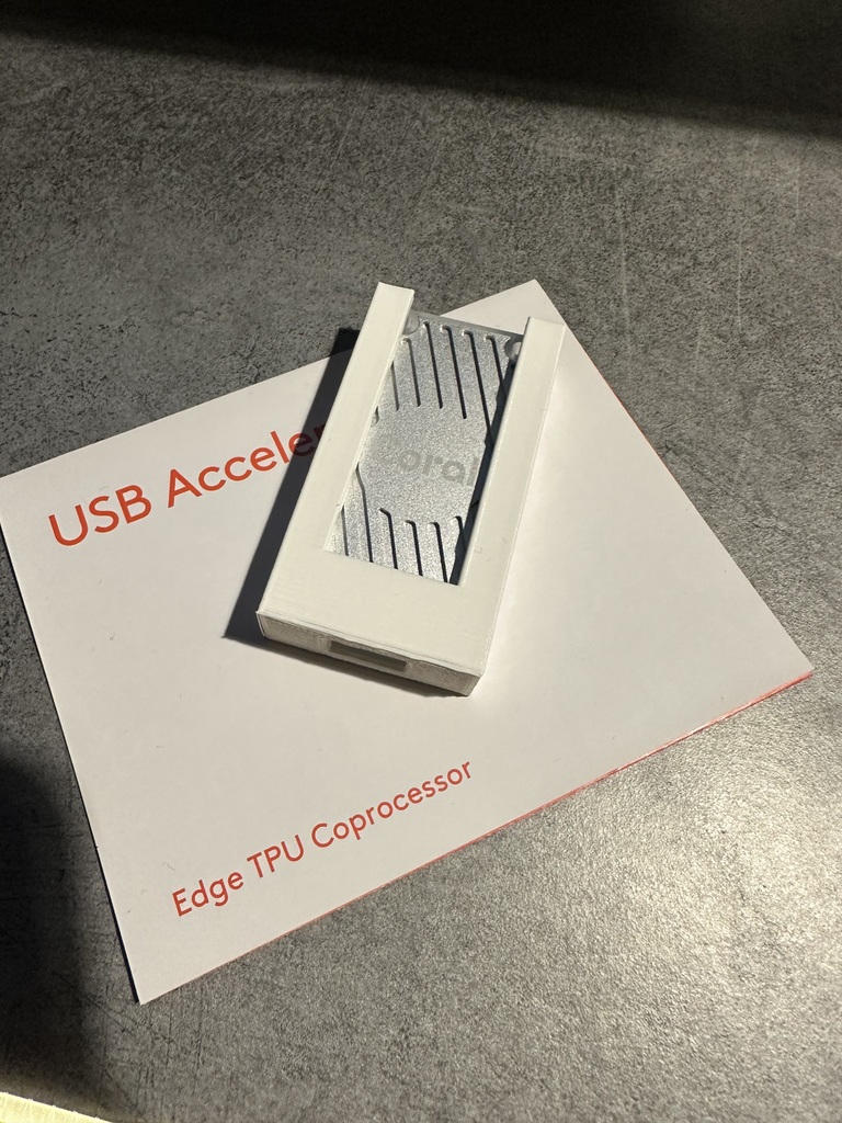 Coral TPU USB holder by Cyril Ed Download free STL model