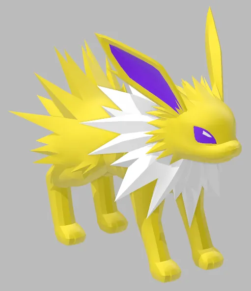 Jolteon pokemon by karol it download free stl model printables
