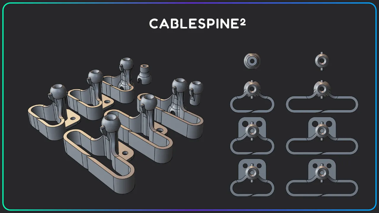 Cable Runner by AsylumLife, Download free STL model