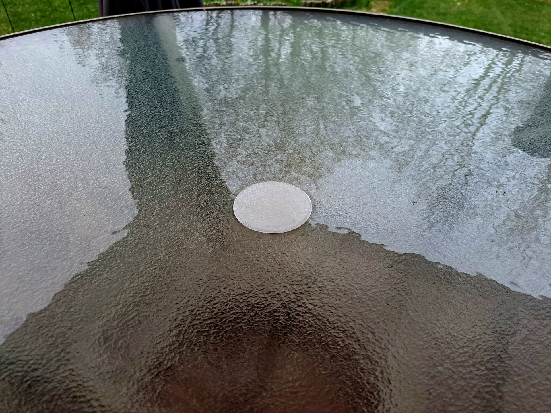 Umbrella hole cover (patio table) by kicou Download free STL model