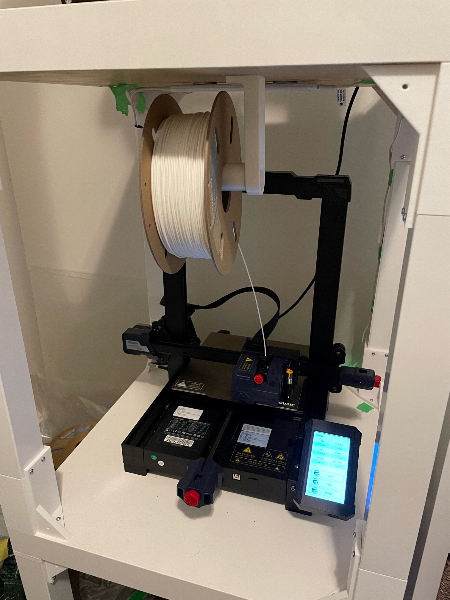 IKEA Lack Enclosure Spool Holder