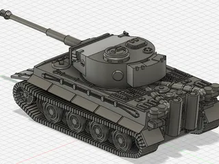 Panzerkampfwagen VI Tiger 1 H1 by DeltaX | Download free STL model