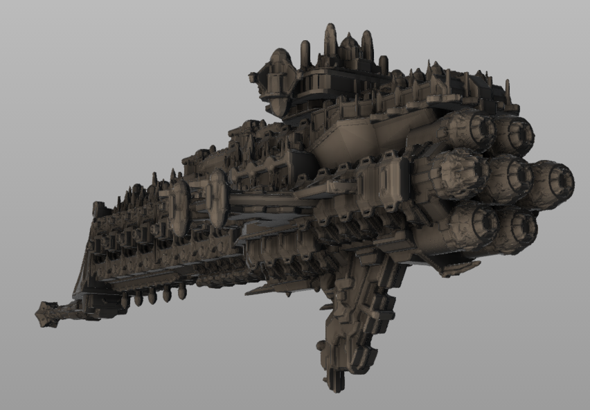 Imperial Overlord-Class Battlecruiser Version 2.0 by DeltaX | Download ...