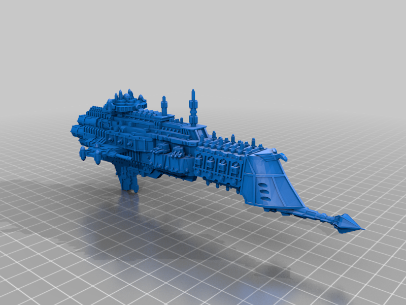 Imperial Lunar-Class Cruiser Version 2.0 by DeltaX | Download free STL ...