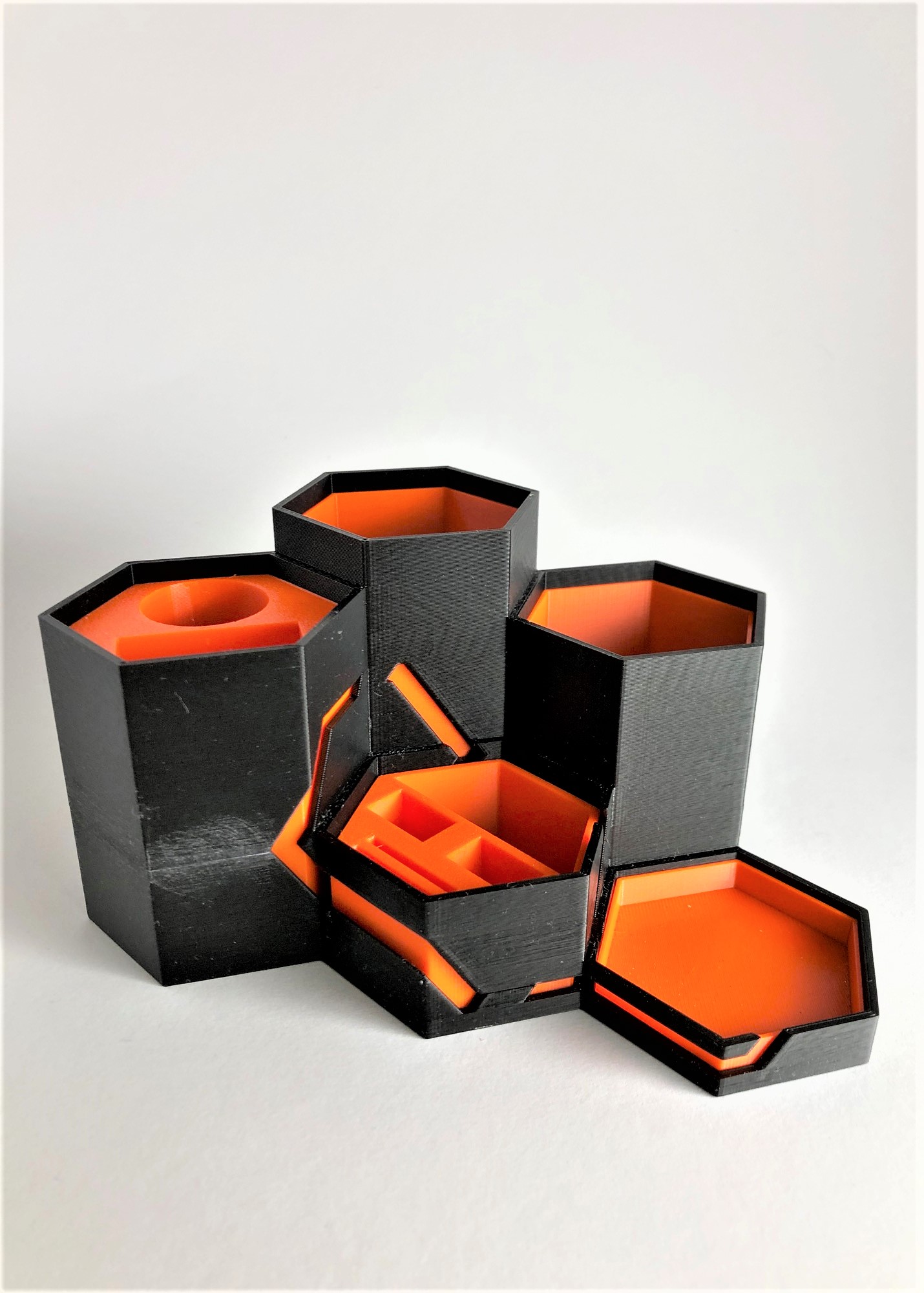 Hexagonal tool organizer by lifewithmy3Dprinter Download free STL