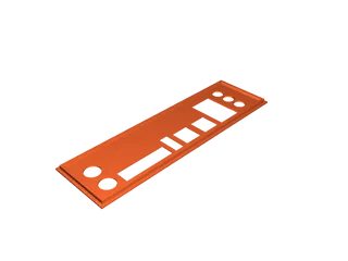 H110M HDS I/O Shield by Lucas R. | Download free STL model | Printables.com