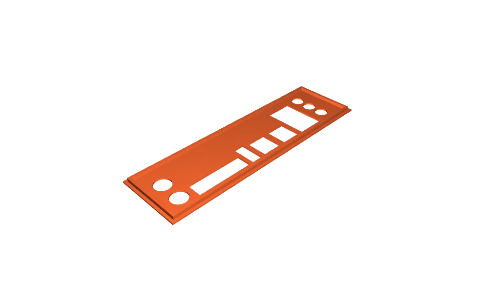 H110M HDS I/O Shield by Lucas R. | Download free STL model | Printables.com