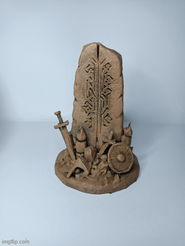 Stone of Ancient Oaths – Fantasy Monolith for RPG & Desk Display - Easy Print - Support Use for Beginners