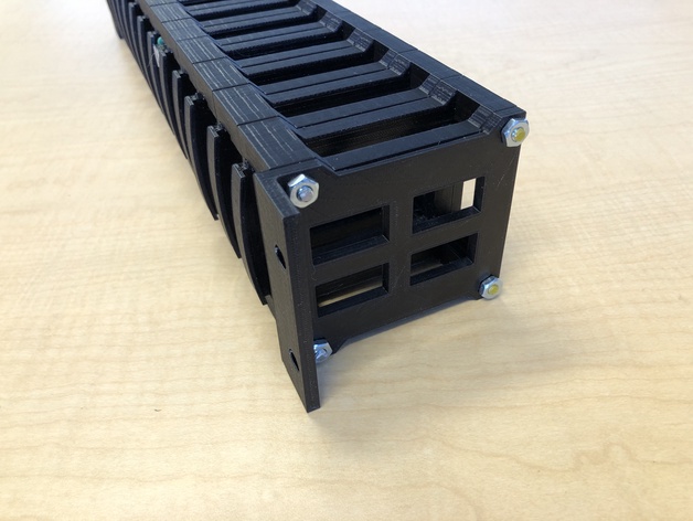 Raspberry Pi 4 2U rackmount bracket by Robert John Churchill | Download ...