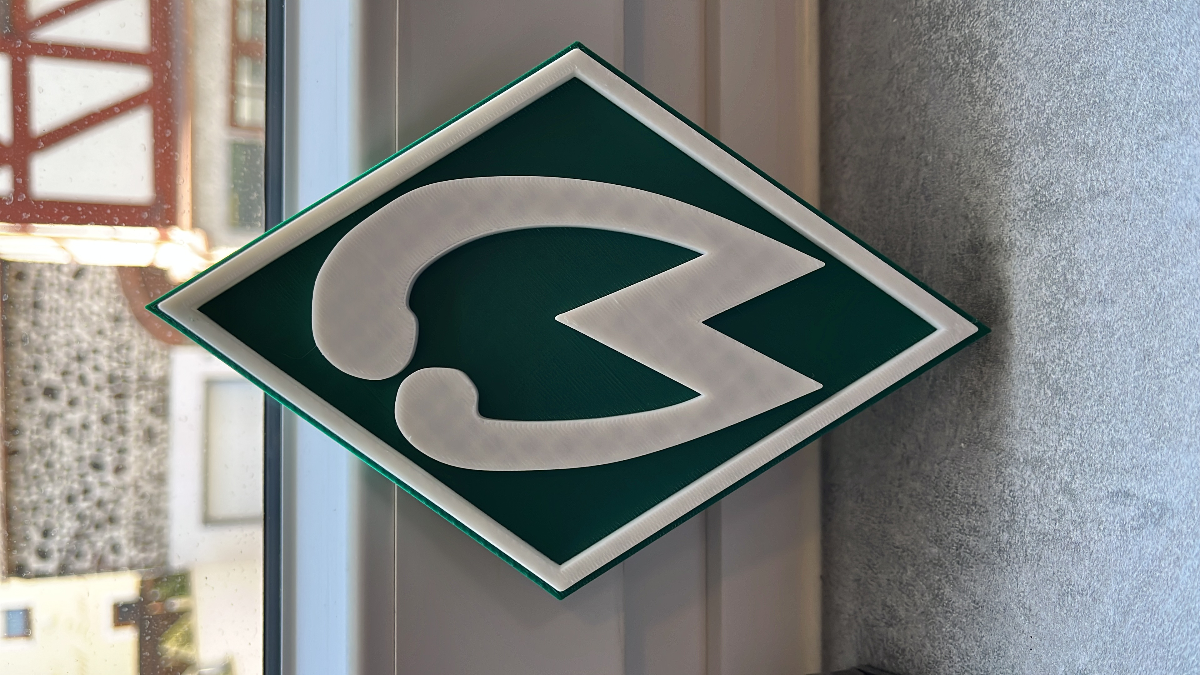 Werder Bremen Raute Logo SVW Bremen von Kalle_Wambach | Kostenloses STL