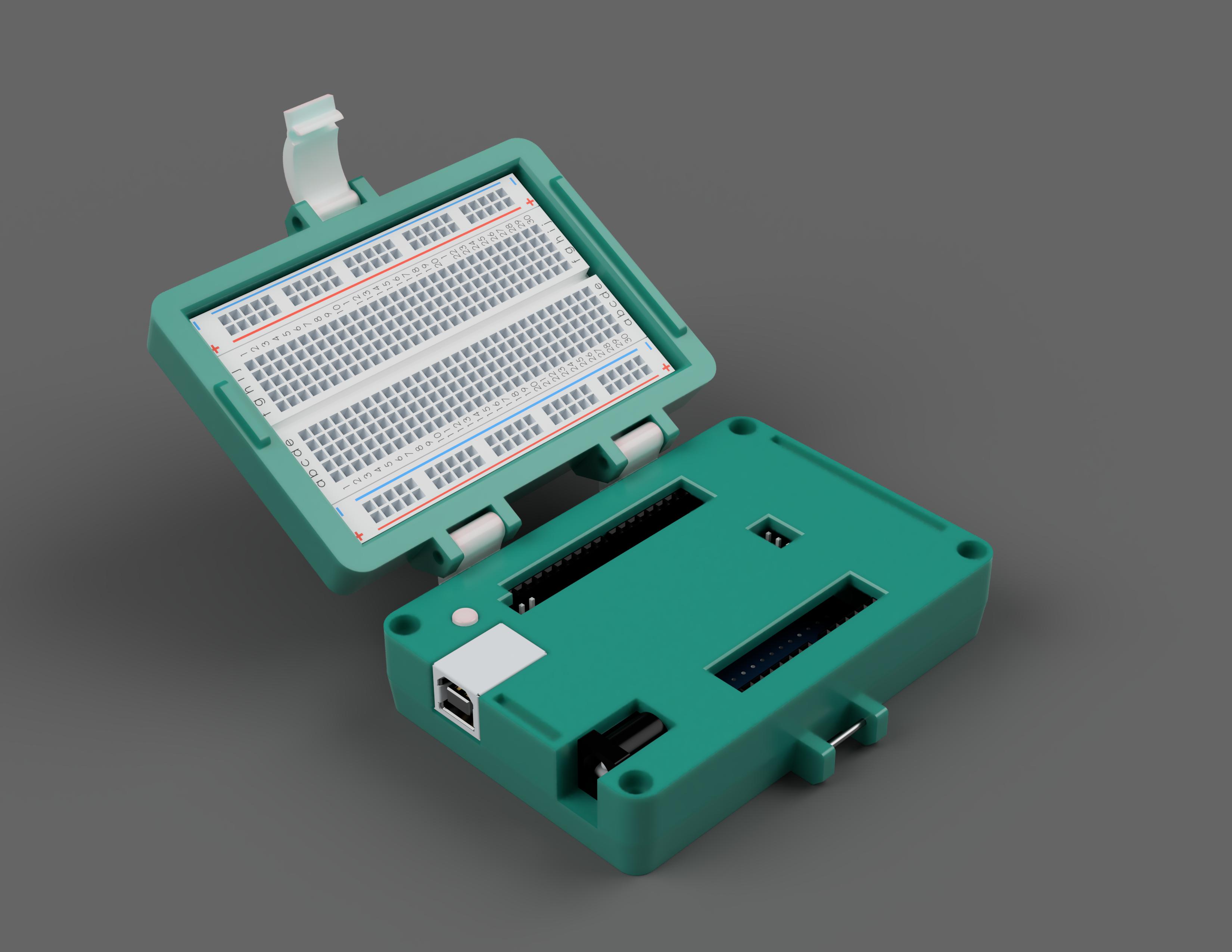 Arduino Uno Case w/ Breadborad Insert by ItzAsila | Download free STL ...