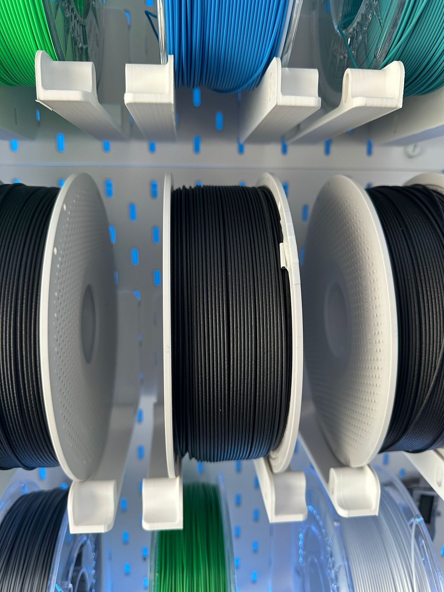 Filament Spool Holder for IKEA SKADIS by alecs.form, Download free STL  model