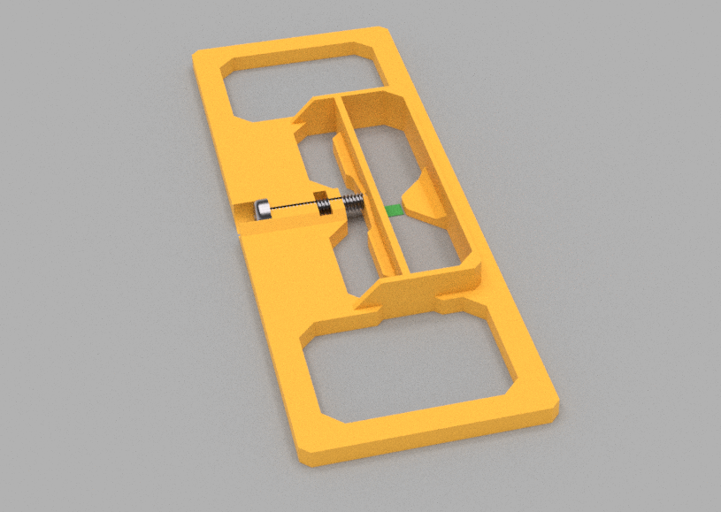 Compliant microscopy slide chip clamper - With loading station