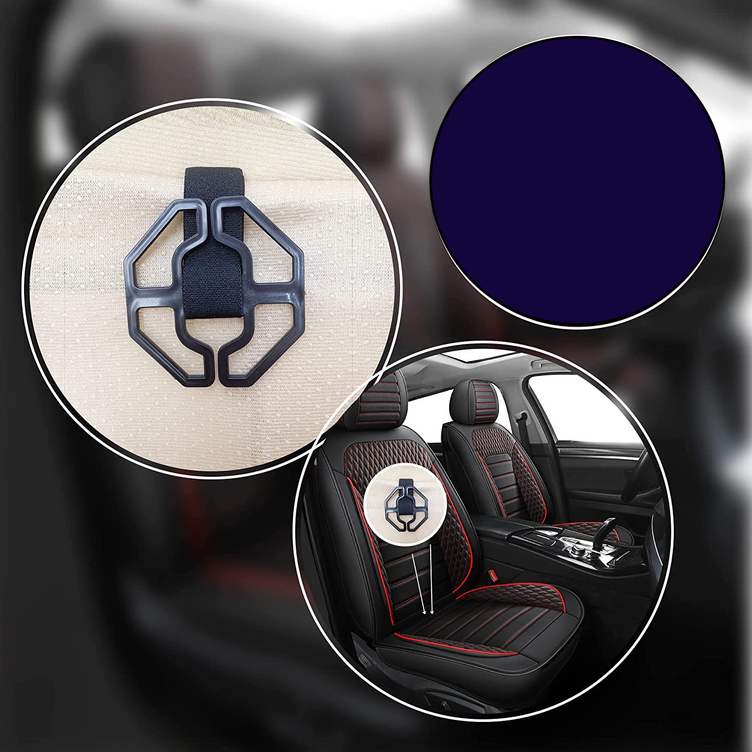 Car Seat Cover Plum Plate/ chuck /insert / hook