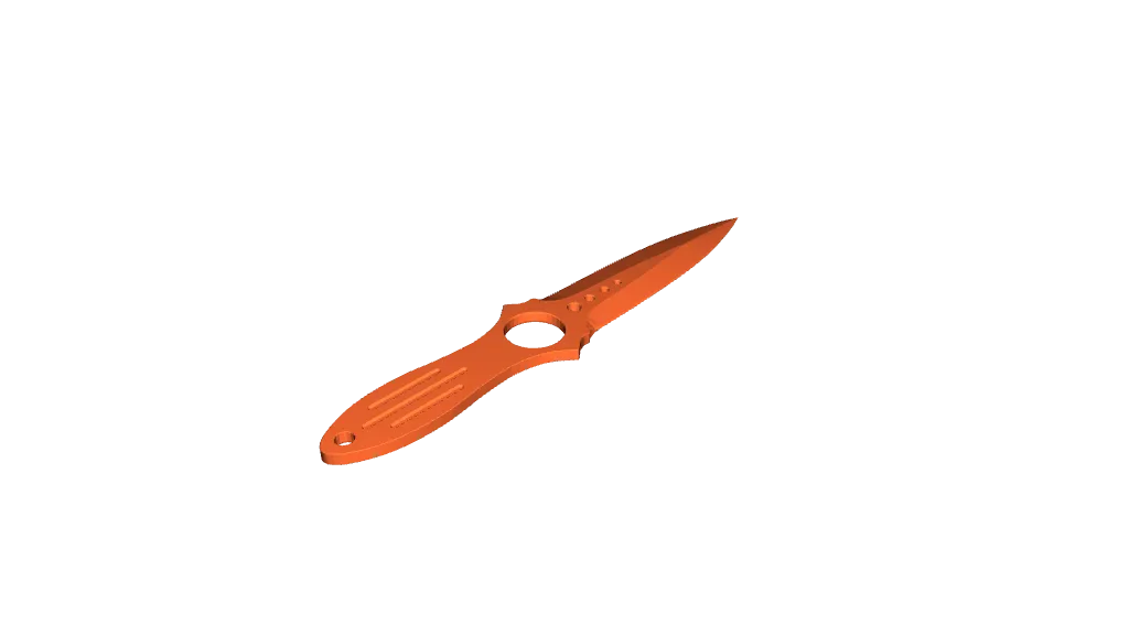 Skeleton Knife CS:GO / 3d file by RataMojada, Download free STL model
