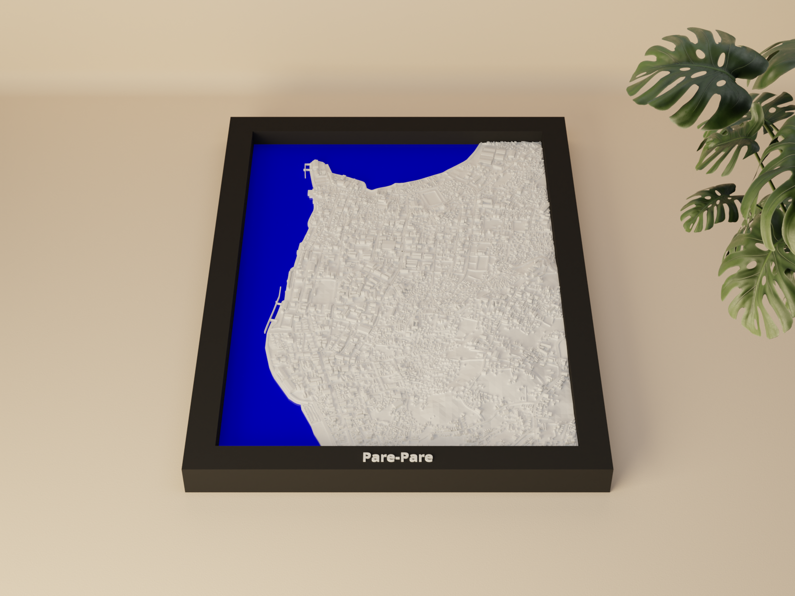 Pare-Pare, Indonesia - 3D Miniature