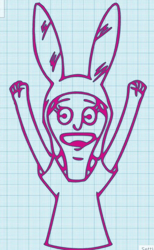 LOUISE - BOBS BURGERS - WALL ART by Ogama Industries | Download free ...