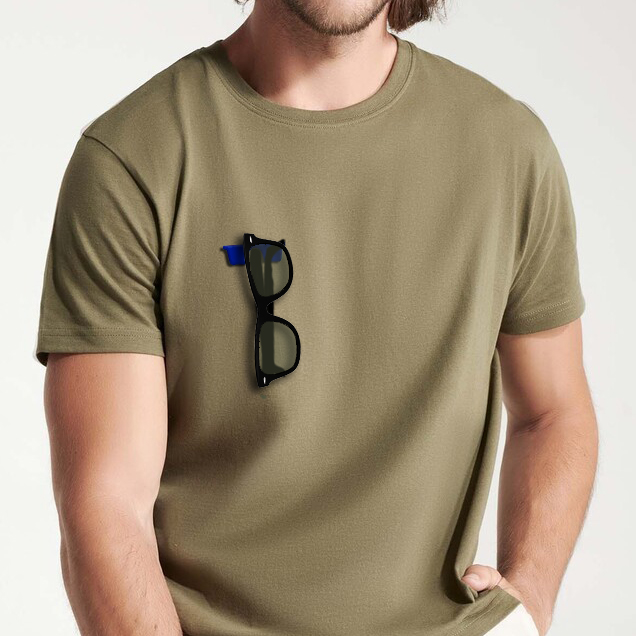 Magnetic glasses holder
