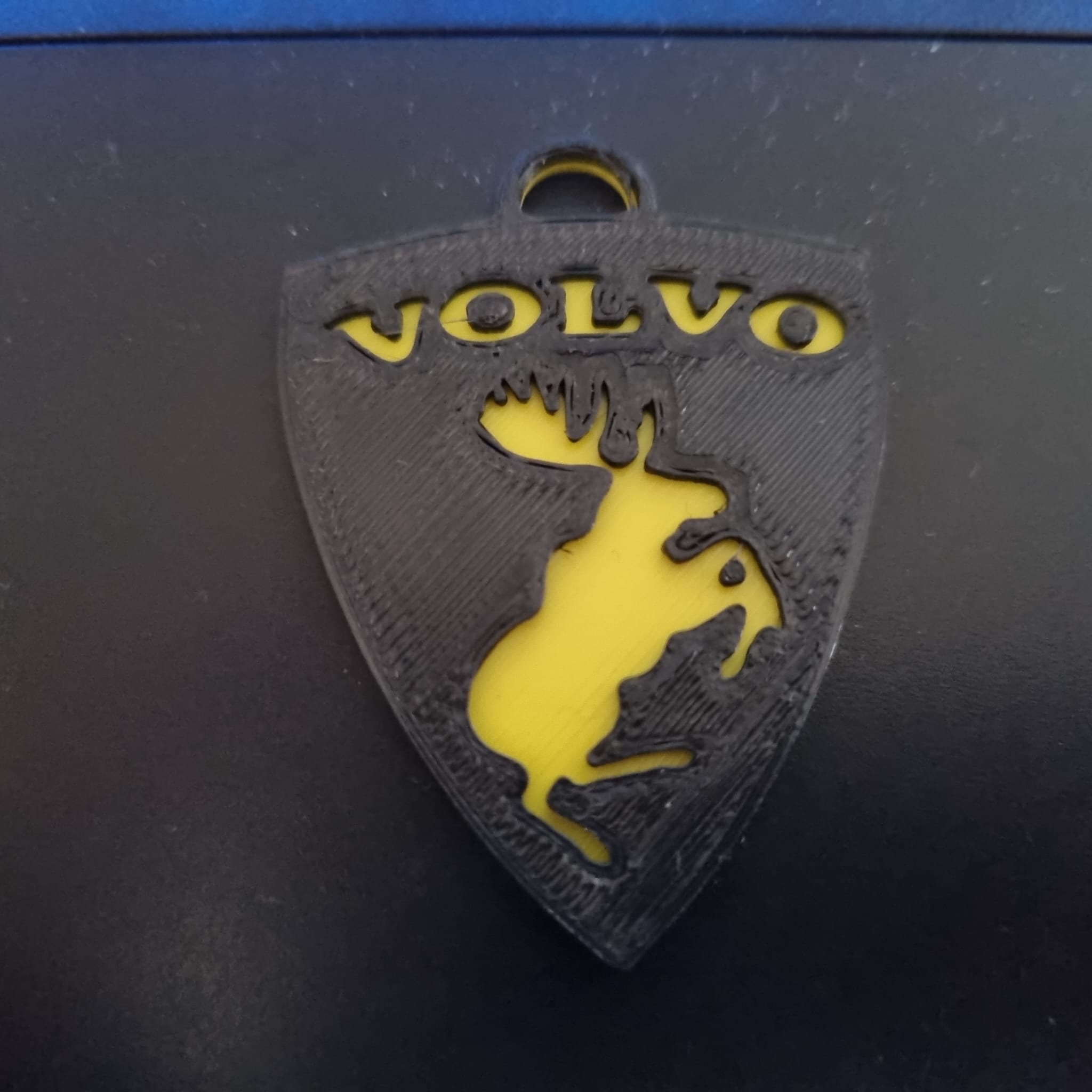 Volvo Schlüsselanhänger portachiave keyring schwarz