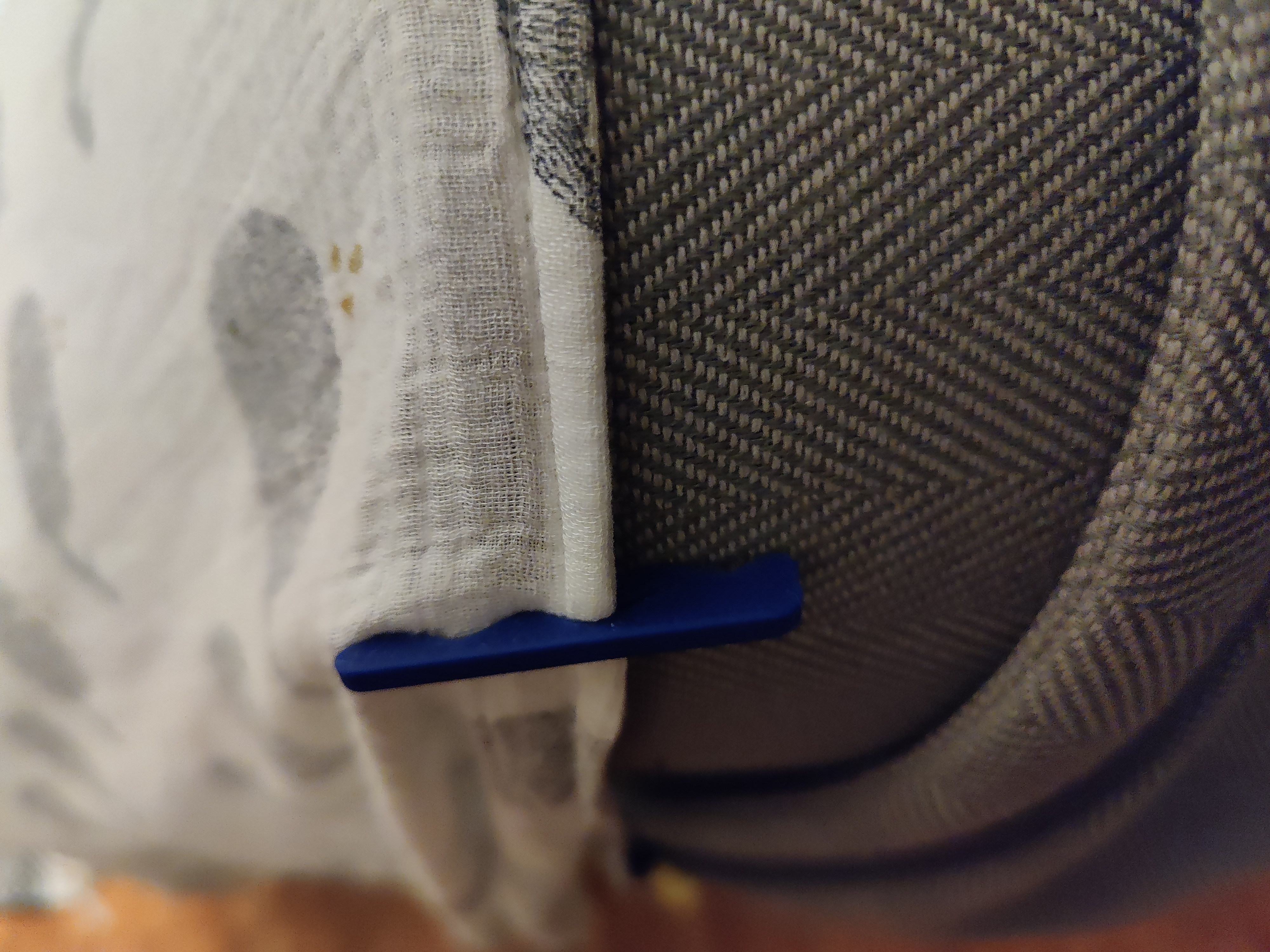 Clip for baby blanket (stroller sunshade)