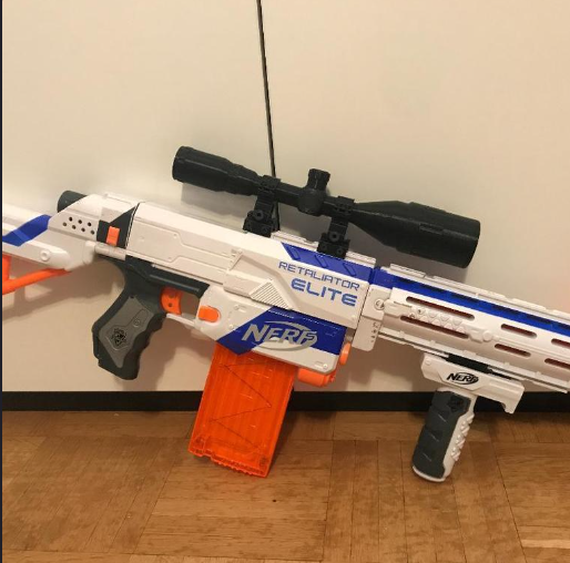 Nerf gun elite sniper scope by Drake Chappell Download free STL model Printables