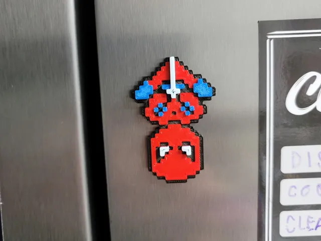 8-bit Spider-Man Magnet